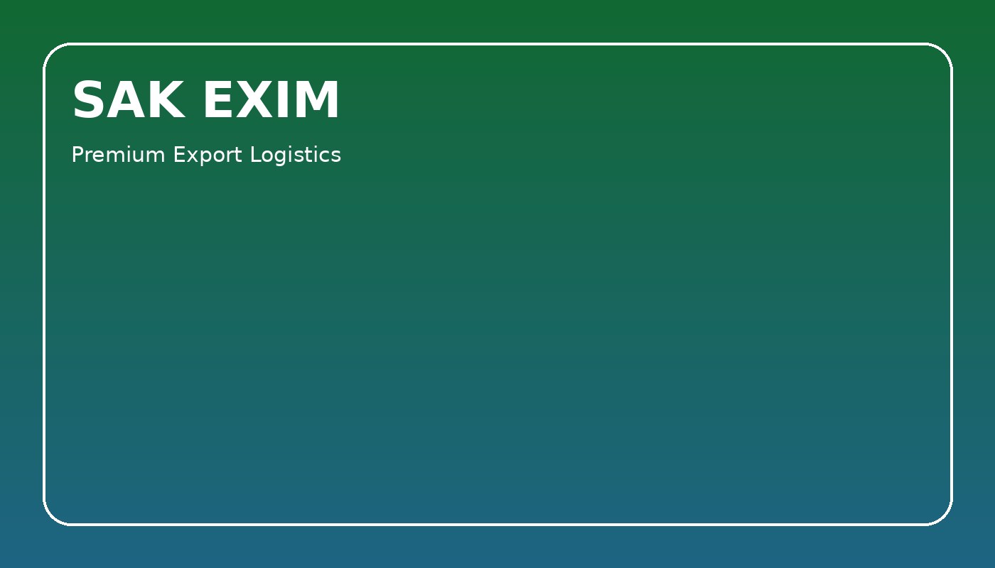 Export logistics and premium packaging